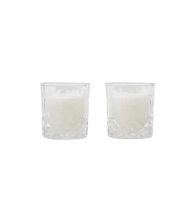 Lot de 2 Bougies Parfumées Coffret 150g Ambre