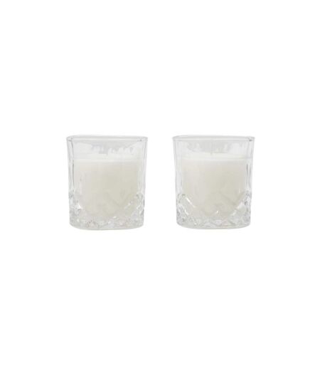 Lot de 2 Bougies Parfumées Coffret 150g Ambre