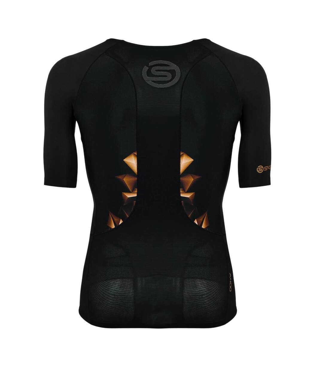 T-shirt Motif/style Géométrique A400 Homme Noir Skins-2