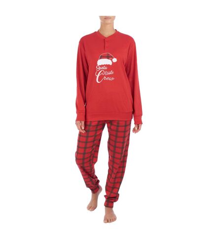 Christmas long sleeve pajamas 42166 Women