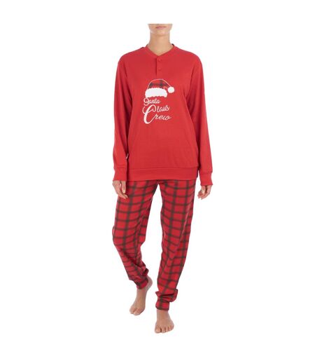 Christmas long sleeve pajamas 42166 Women