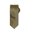 Premier Mens Puppy Tooth Formal Work Tie (Gold) (One Size)