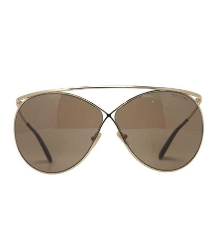 Womens/ladies Stevie Sunglasses One Size Gold Tom Ford
