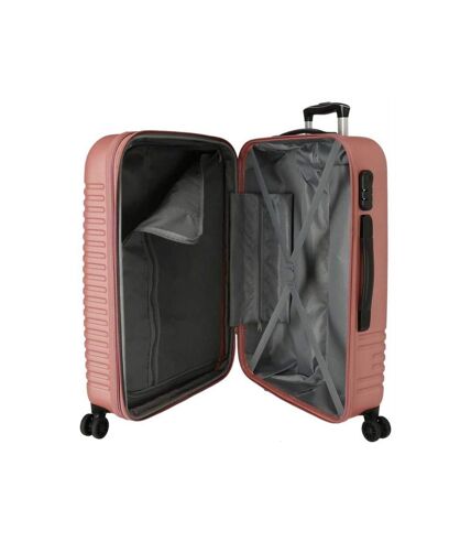 Roll Road - Valise extensible 70cm India - rose nude - 9489