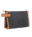 Bosler Canvas Recycled Toiletry Bag One Size Black Vinga-3