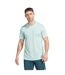 Mens Run It T-shirt Aqua Adidas-3