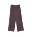 Pantalon fluide prune femme vero moda nora-1