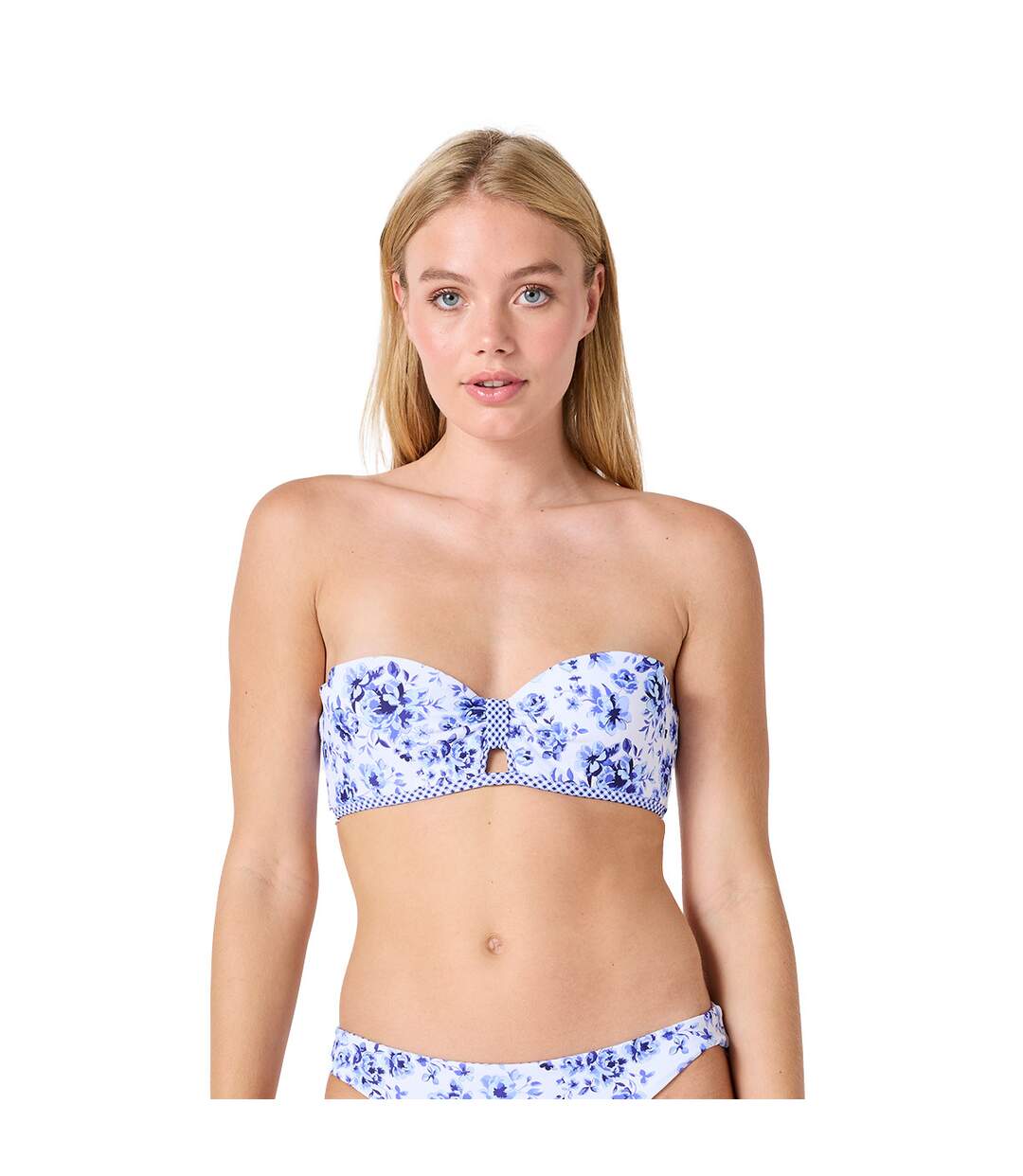 Haut de maillot de bain bandeau blanc Mythe-2