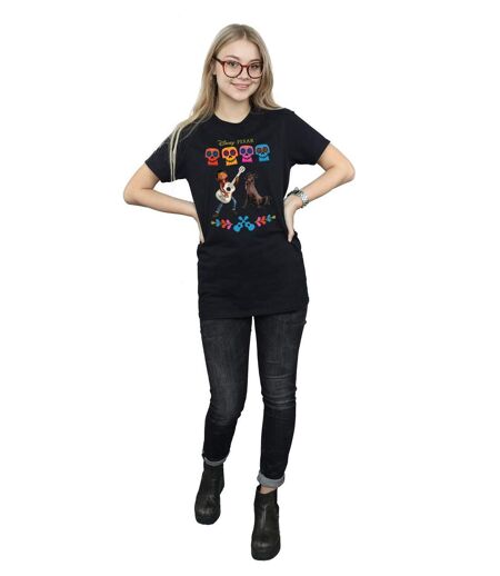 Disney - T-shirt COCO MIGUEL LOGO - Femme (Noir) - UTBI16387
