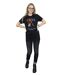 Disney - T-shirt COCO MIGUEL LOGO - Femme (Noir) - UTBI16387-4