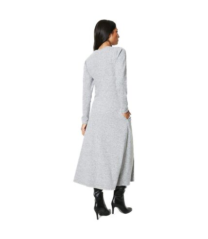 Robe mi-longue femme gris chiné Dorothy Perkins