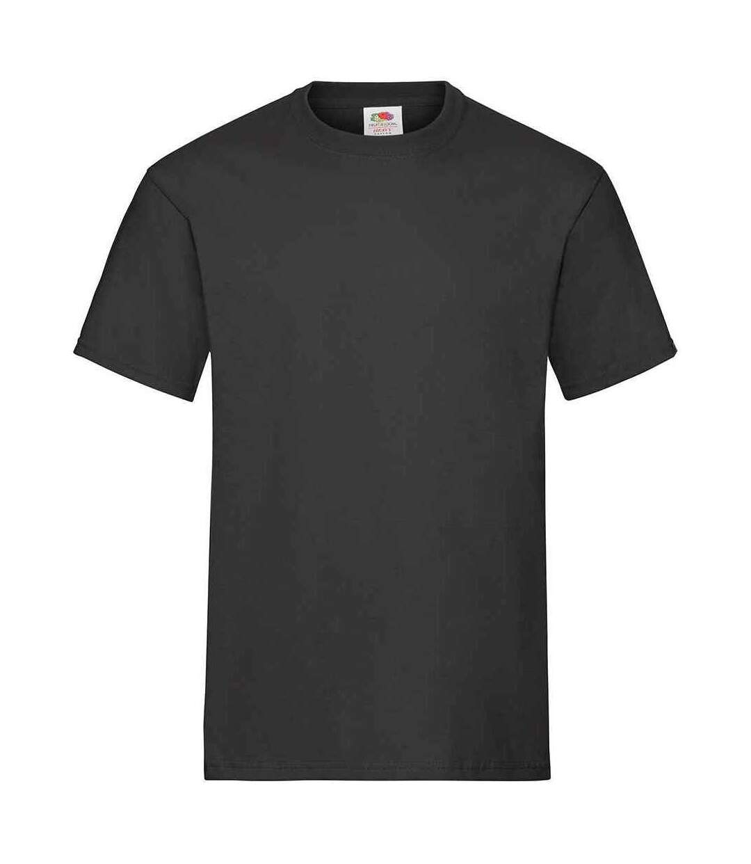 T-shirt adulte noir Fruit of the Loom