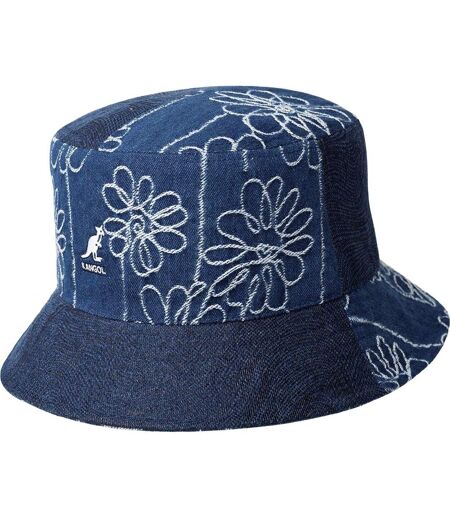 Bob Motif/style Broderie Florale Bleu Kangol