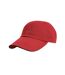 Casquette De Baseball Rouge Noir Result Headwear-2