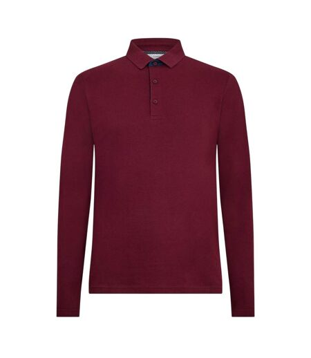 Polo Manches Longues Glasby Homme Bordeaux Peter Werth