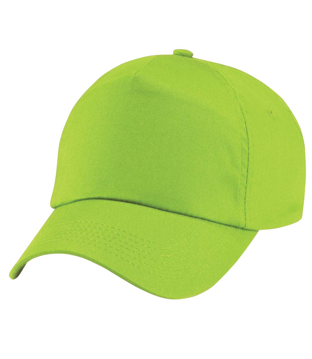 Casquette baseball enfant unisexe vert citron Beechfield