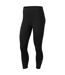 Womens/ladies One Cropped Tights Black White Nike-2