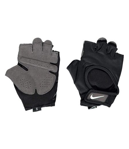 Womens/ladies Ultimate Heavyweight Fingerless Gloves Black Nike