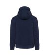 Kariban Vintage Sherpa Lined Hooded Sweatshirt (Night Blue Heather)