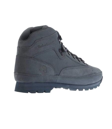 Mens Full Grain Leather Mid Cut Hiking Boots Dark Blue Timberland