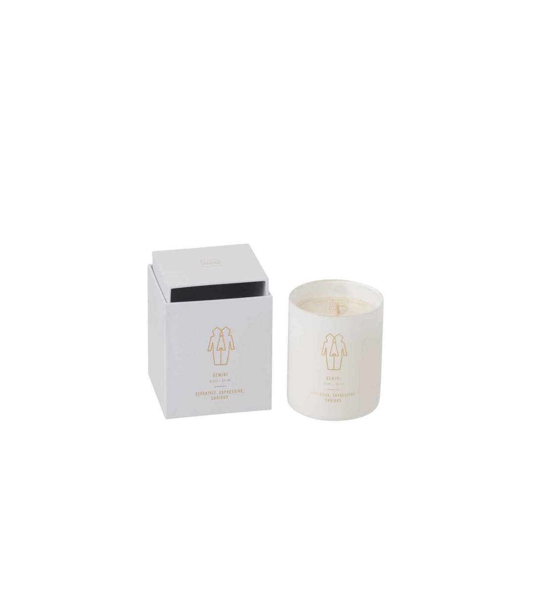 Bougie Parfumée Gémeaux 10cm Sapphire Amber Tea-1