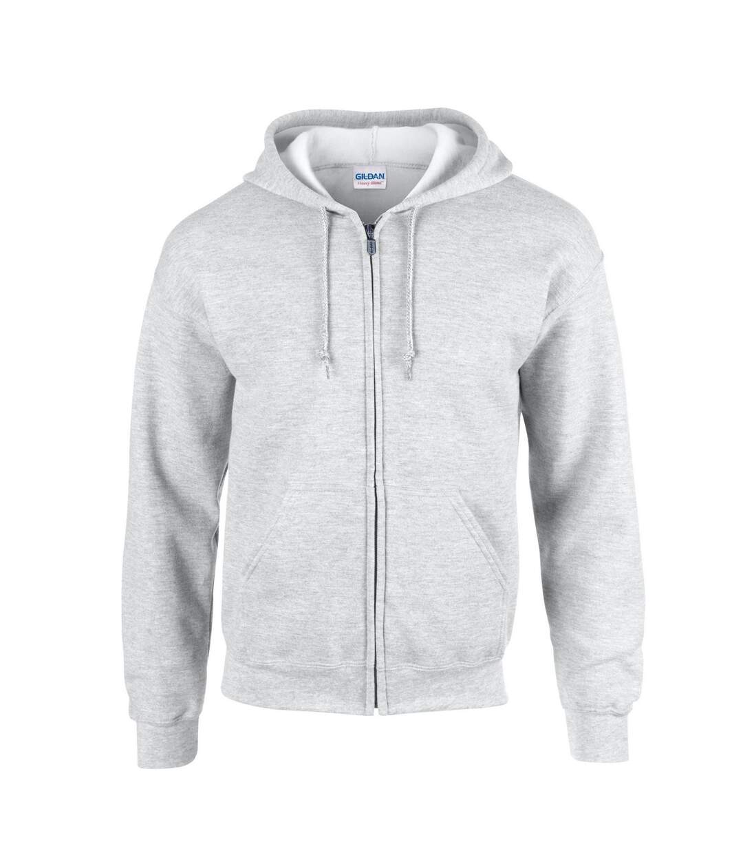 Veste À Capuche Adulte Gris Cendre Gildan-1