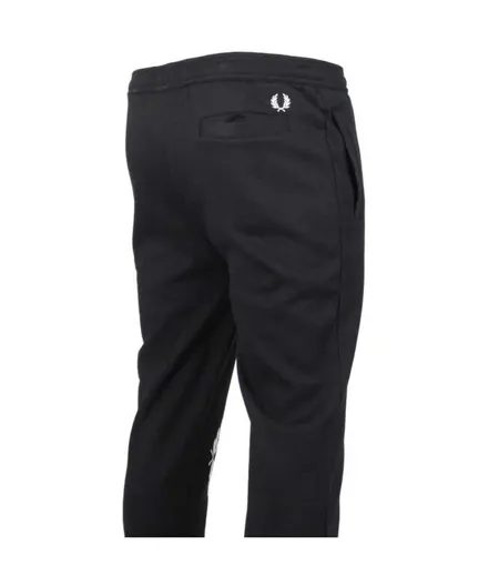 Pantalon De Jogging Motif Grand Homme Noir Fred Perry