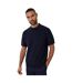 Mens Halliwell Short-sleeved Polo Shirt Navy Threadbare-1