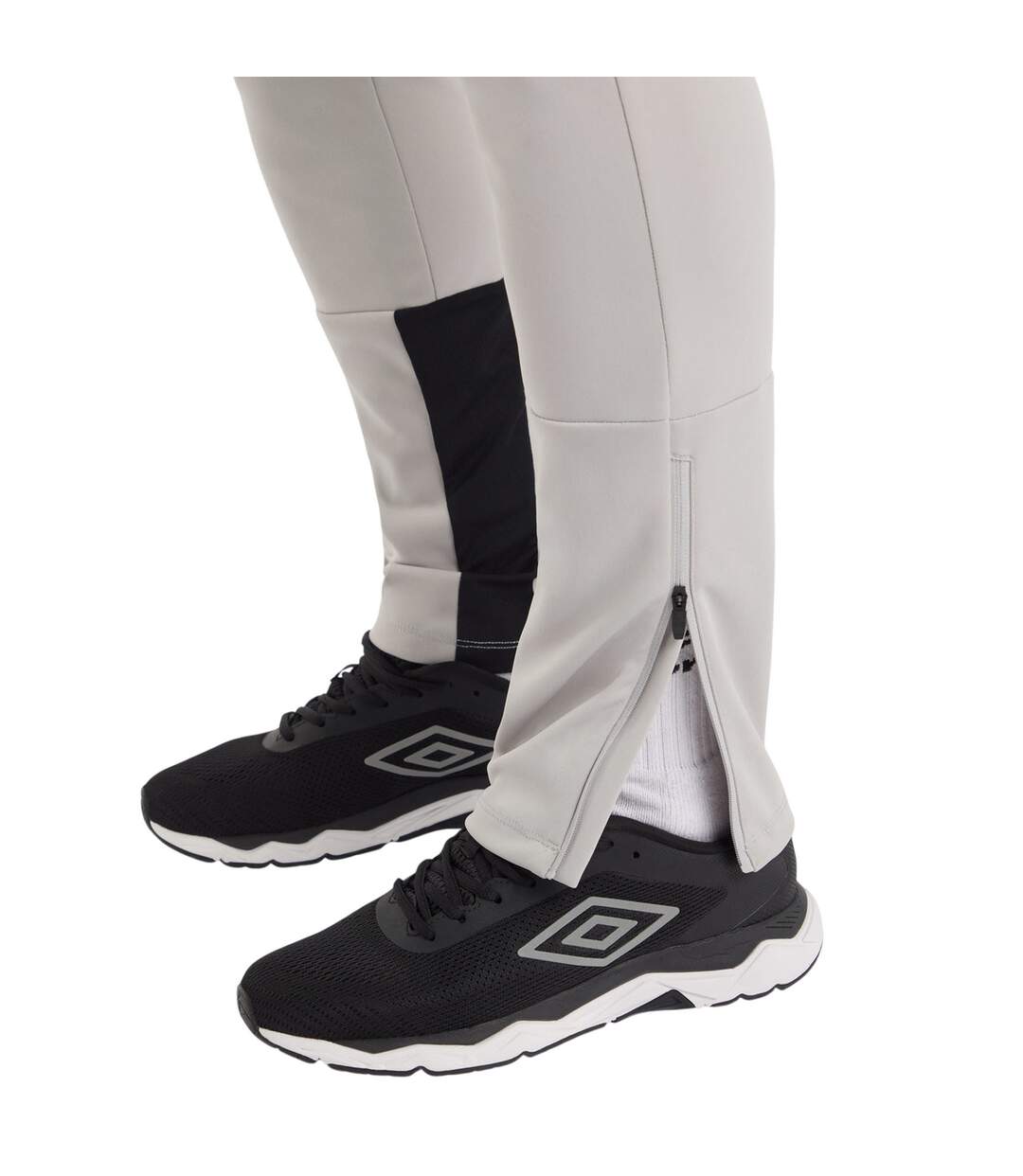 Mens Pro Training Polyester Jogging Bottoms Harbor Mist Black Umbro-4