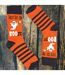 2 Pack Mens Novelty Halloween Coffin Socks in a Box-4