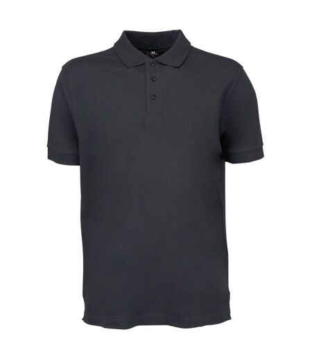 Polo Luxury Homme Gris Foncé TeeJays