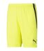Short De Foot Motif/style Rayure Latérale Teamliga Homme Jaune Fluo Noir Puma-1