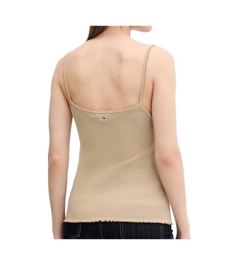 Débardeur beige femme tommy hilfiger gmd - l