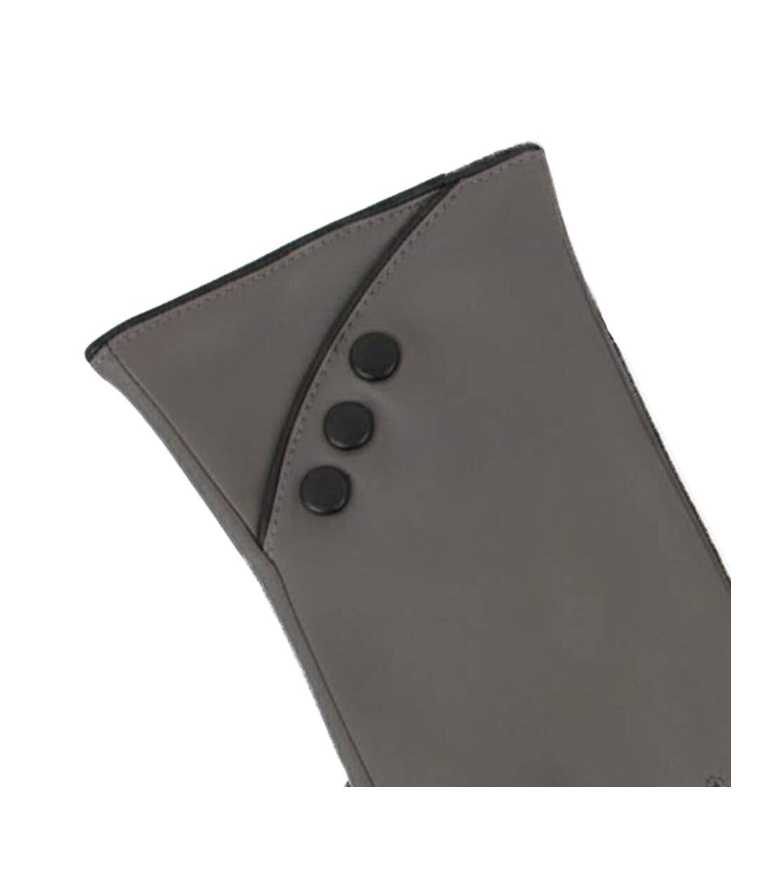 Gants Caroline Femme Gris Noir Eastern Counties Leather-2