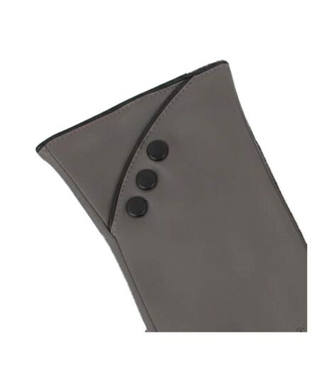 Gants Caroline Femme Gris Noir Eastern Counties Leather