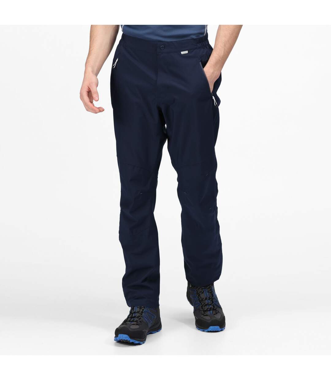 Mens highton stretch overtrousers navy Regatta-3