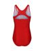 Maillot de bain 1 pièce active femme rouge cadmium Regatta