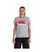 Womens/ladies Logo T-shirt Classic Marl Canterbury-1