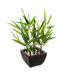 Plante Artificielle en Pot Bambou 26cm Noir-1