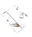 Drap plat percale pur coton PLUMES-1