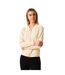 Womens/ladies Full Zip Cardigan Whitecap Grey Marl Biba-4