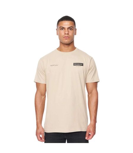 Mens mersak t-shirt greige Duck and Cover