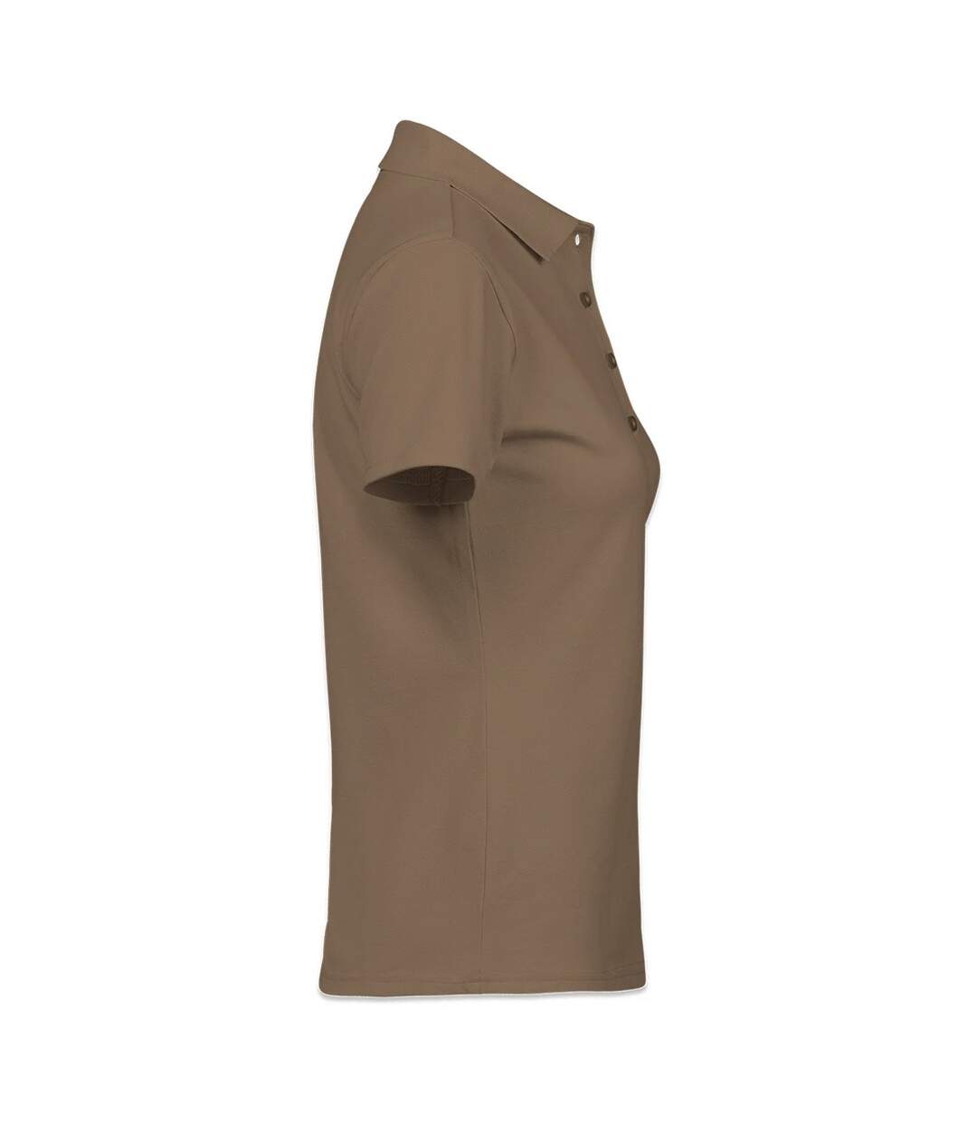 Womens/ladies Luxury Stretch Polo Shirt Wood Tee Jays-3