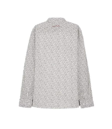 Chemise blanche/bleu homme teddy smith carton ml - s