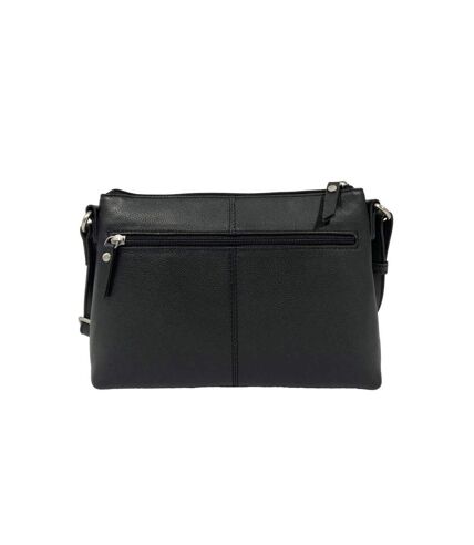 Naf Naf - Sac crossbody en cuir Camélia - noir - 8577