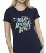 Disney T-shirt en coton Womens/Ladies Finding Dory Ocean Of Adventure (Bleu marine) - UTBI20189-3