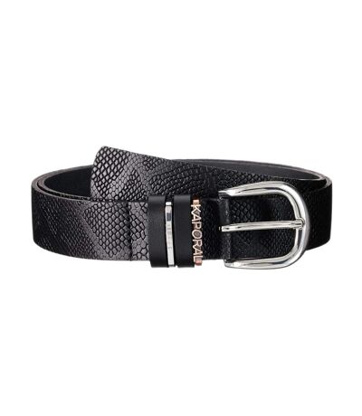 Ceinture Croco Noir Femme Kaporal NOSNA - T 85