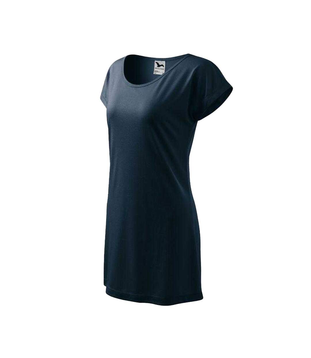 Robe Décontractée Motif/style Uni Love Femme Bleu Marine Malfini-3