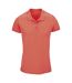 SOLS Womens/Ladies Planet Piqué Natural Polo Shirt (Pop Orange) - UTPC6144