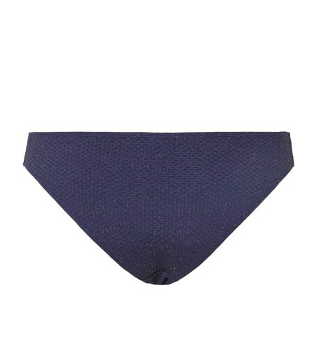 Bas de maillot de bain marine femme pieces drape lurex